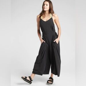 Athleta + Sayulita, Black Jumpsuit, size 12